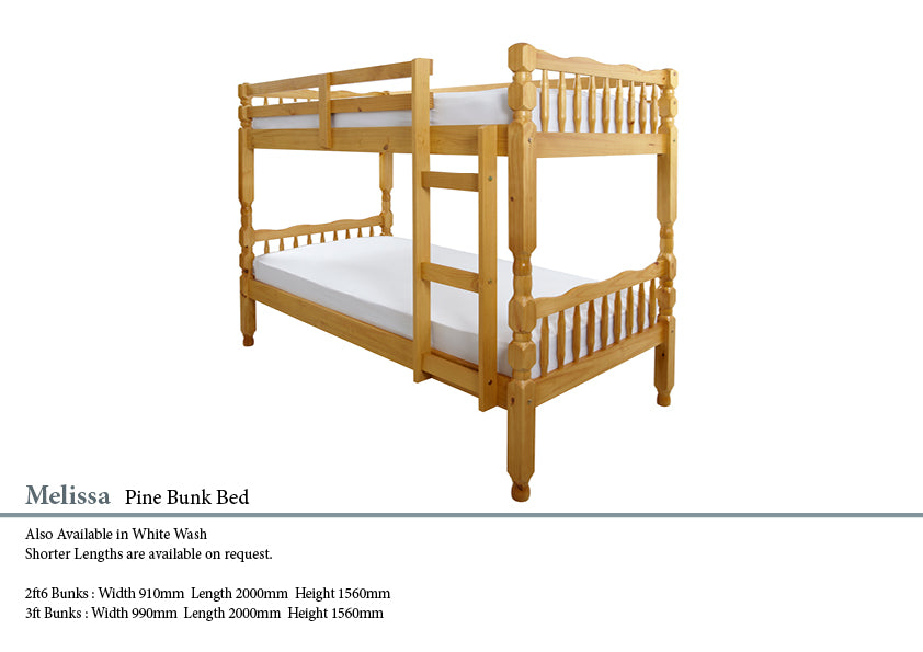Melissa Wooden Bunk Bed