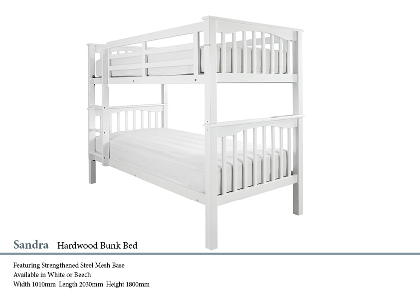 Sandra Wooden Bunk Bed