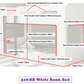 White Low Level Bunk