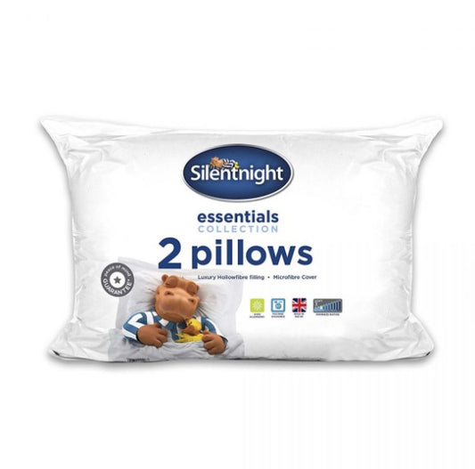 Silentnight Classic Hollowfibre Pillow – 2 Pack