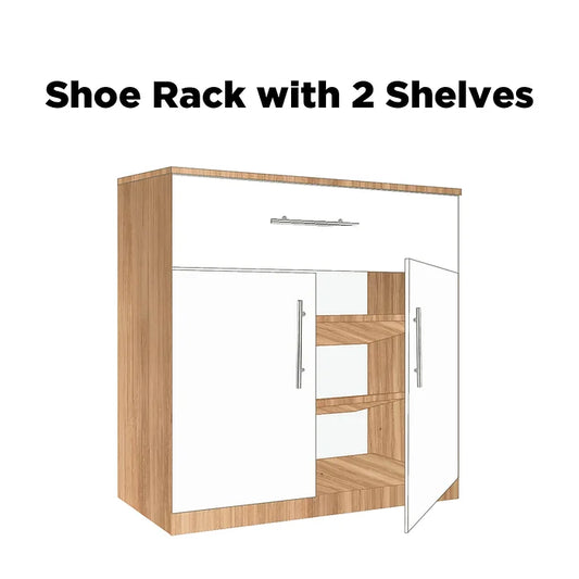Nova Shoe Rack with 2 Shelves