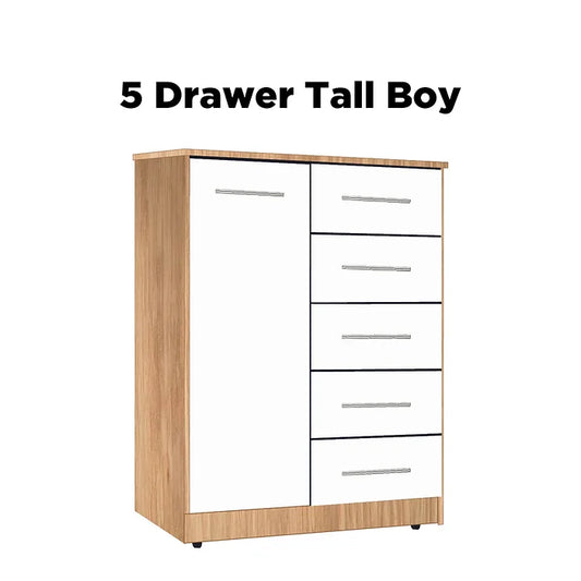 Nova Tall Boy with 5 Drawers