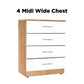 Nova Midi Wide Chest of 4 Drawers