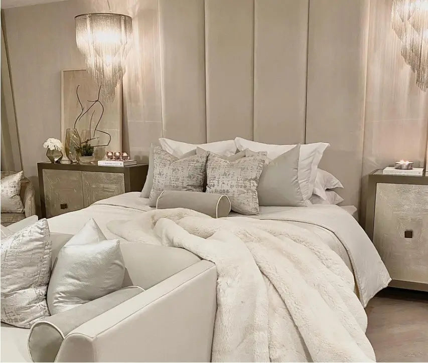 Padded Individual Upholstered Wall Panel Headboard