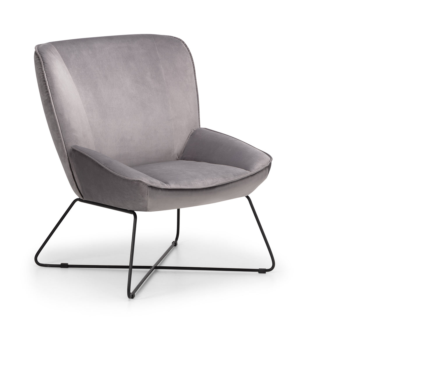 Accent Chair in Teal Velvet or Grey Velvet