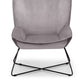 Accent Chair in Teal Velvet or Grey Velvet