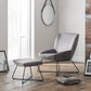 Accent Chair in Teal Velvet or Grey Velvet