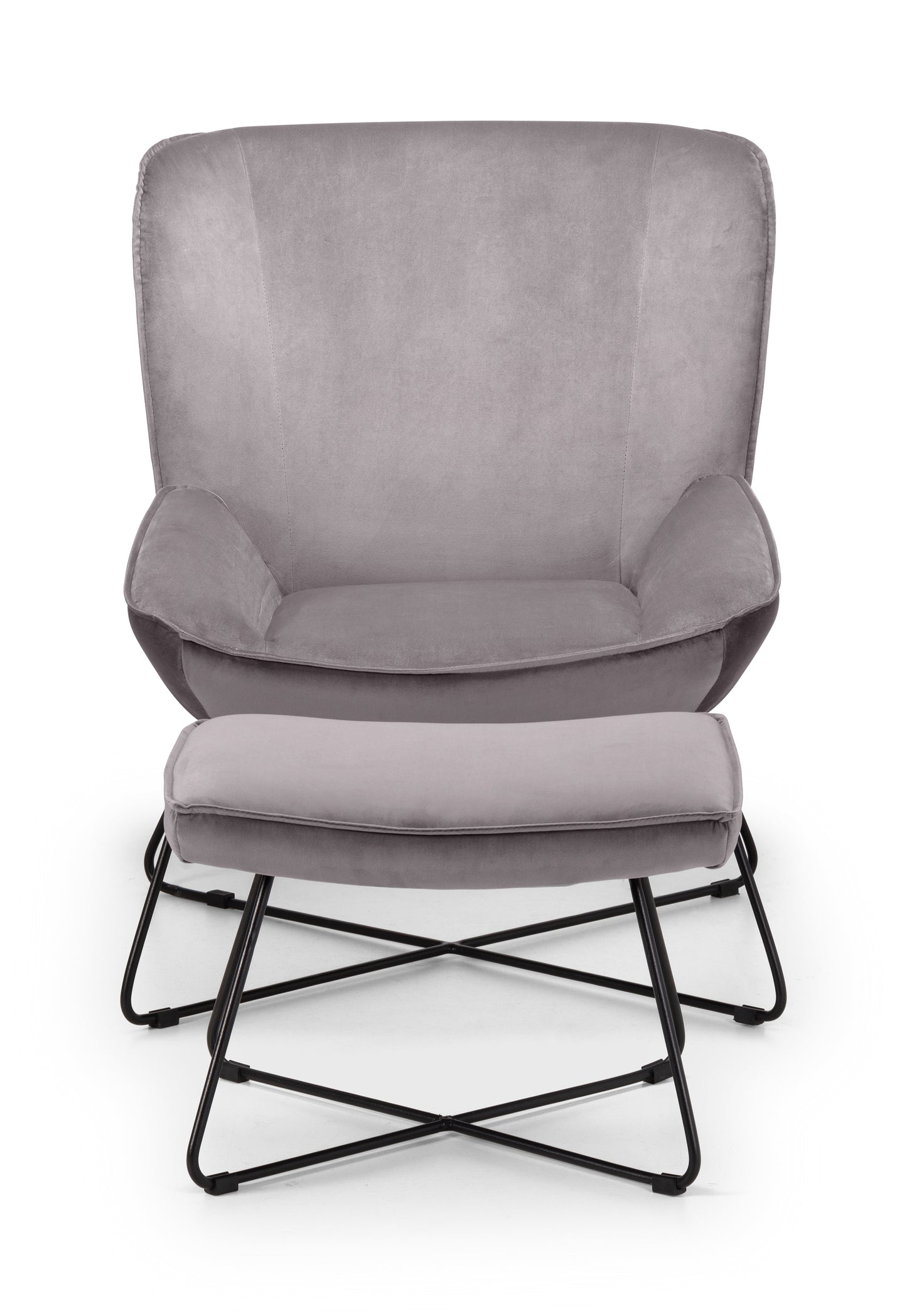 Accent Chair in Teal Velvet or Grey Velvet