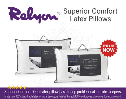 Superior Comfort Slim Latex Pillow - Pack of 1
