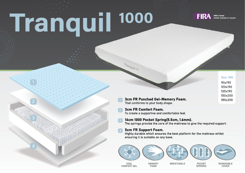 King Size Tranquil 1000 Mattress