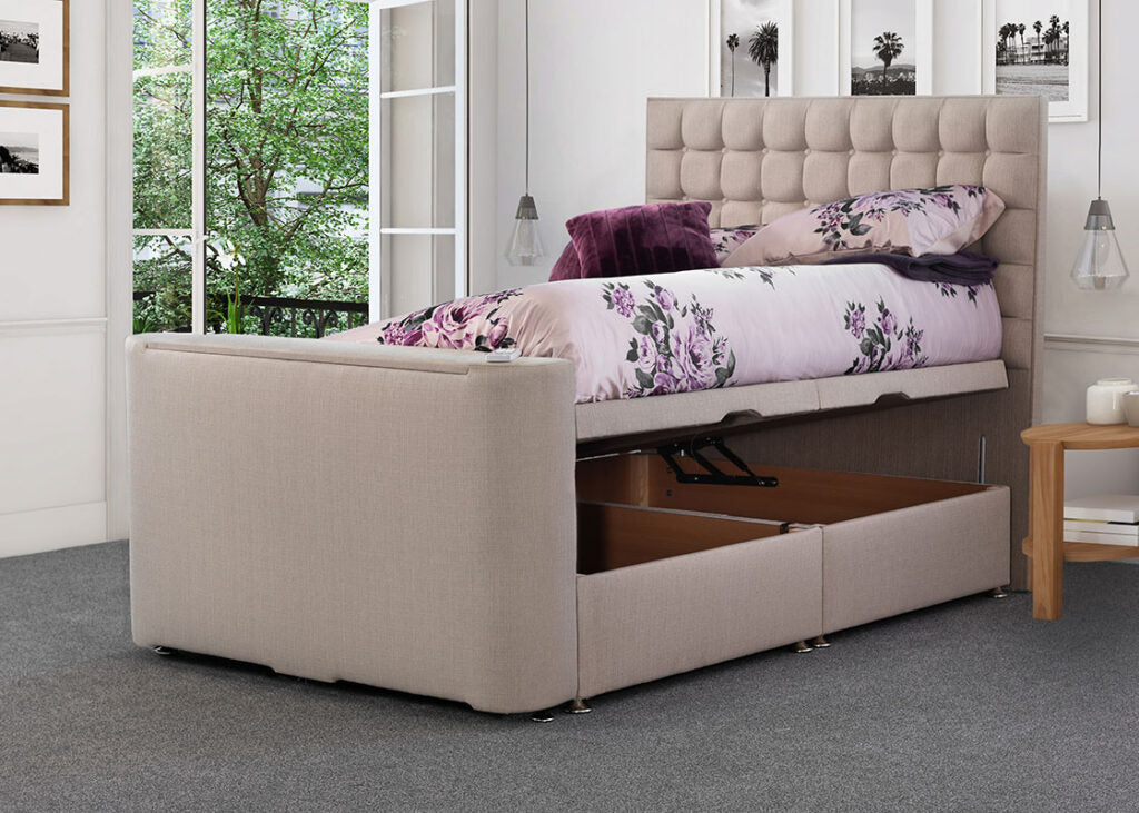 Classic TV Bed with Storage Options