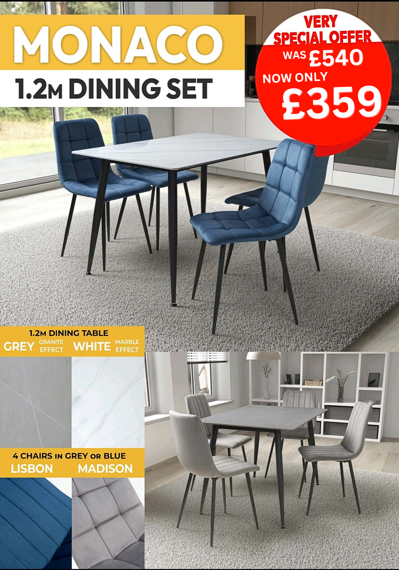 Monaco Dining Set