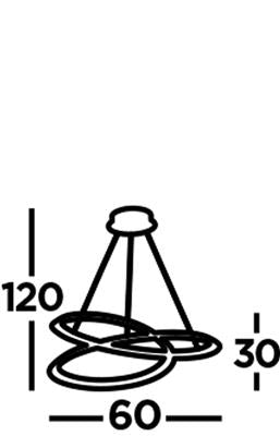 Spiral LED Pendant