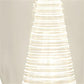 Chrome & Clear Glass Table Lamp