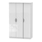 Camden White Gloss Triple Wardrobe