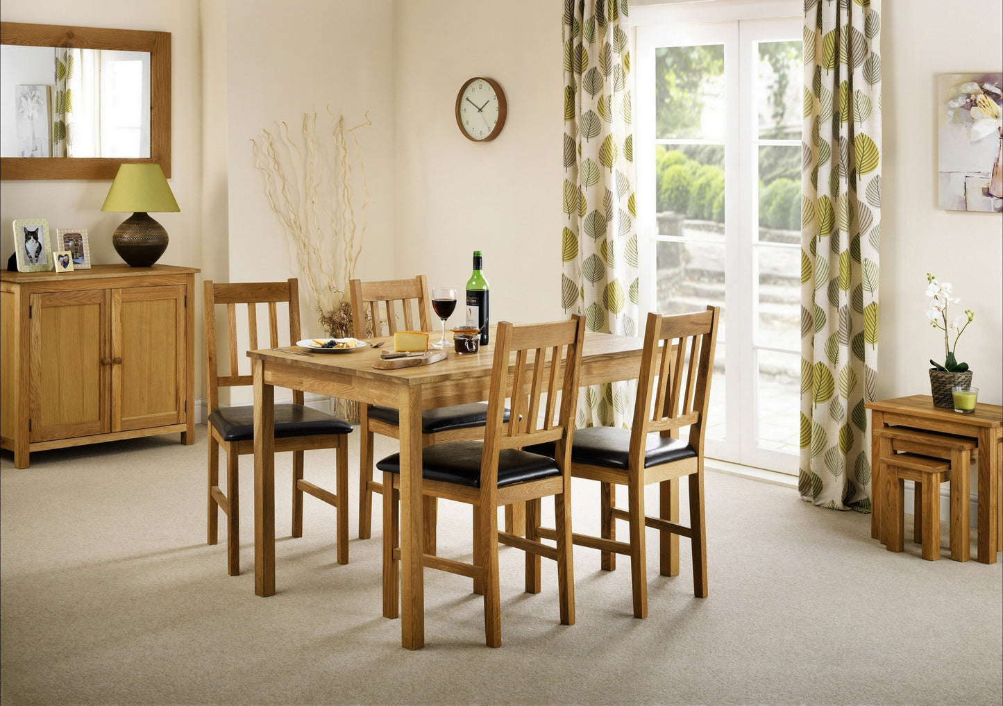 Solid Oak with an Oiled Finish Dining Chair