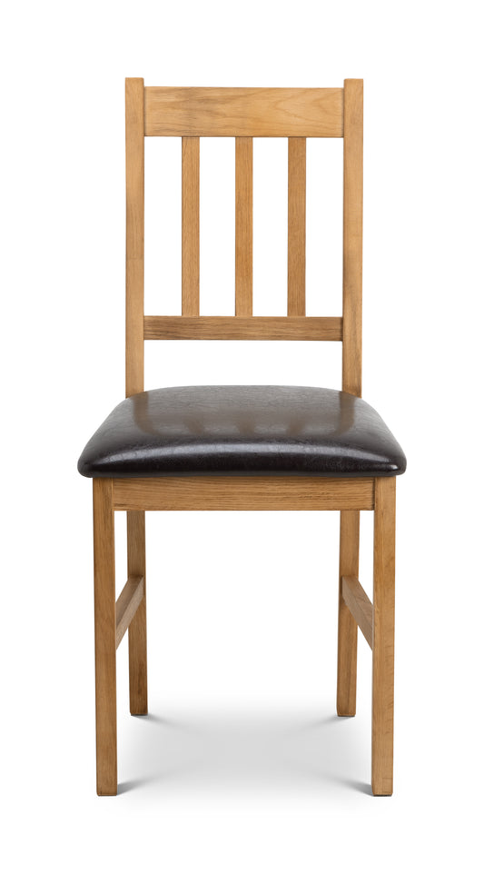 Solid Oak with an Oiled Finish Dining Chair