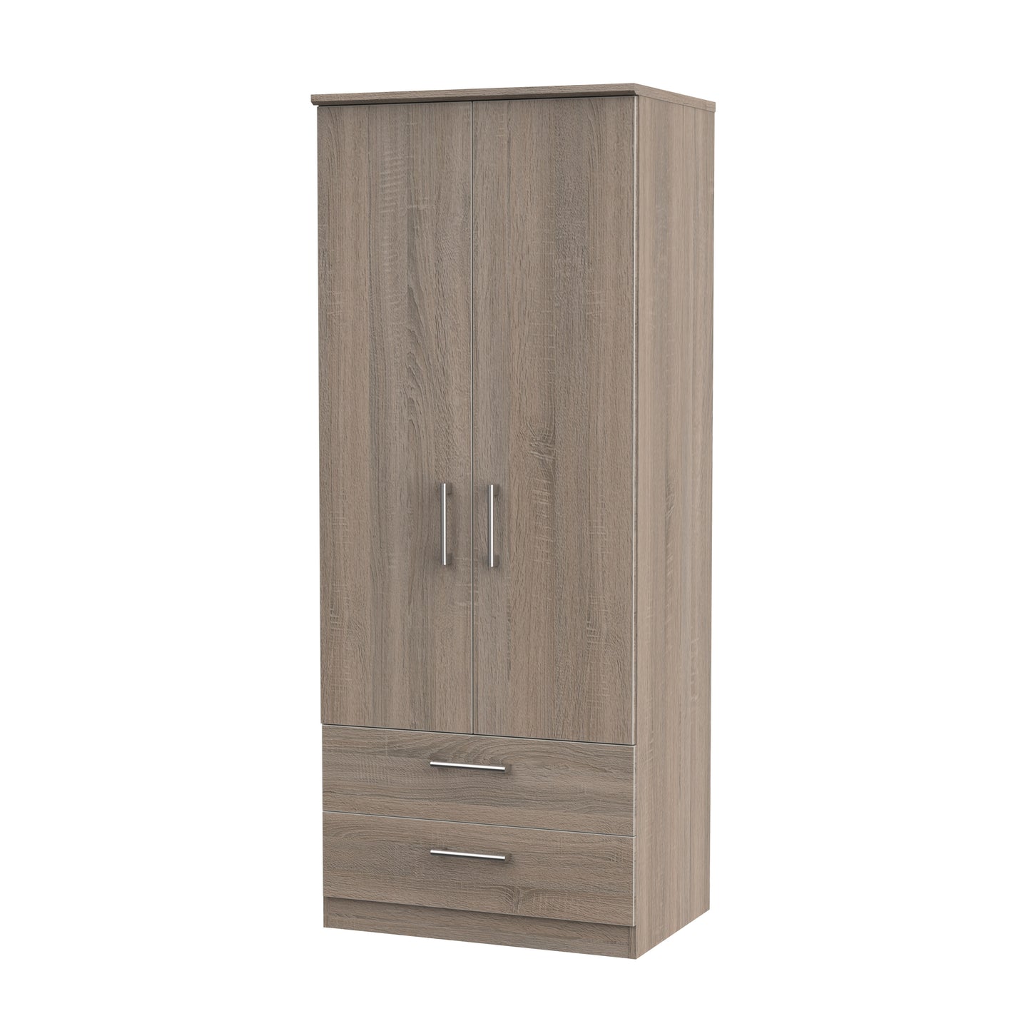 Devon Darkolino Wardrobe with 2 Drawers