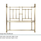 Majesty Metal Antique Finish Headboard