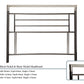Mercury Metal Headboard