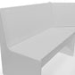 Classic Corner Dining Set in Dove Grey