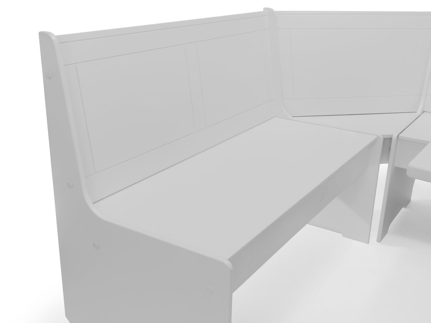 Classic Corner Dining Set in Dove Grey