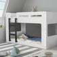 White Low Level Bunk
