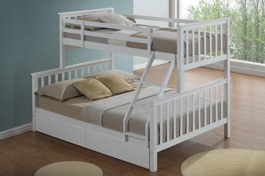 White Three Sleeper Bunk Set